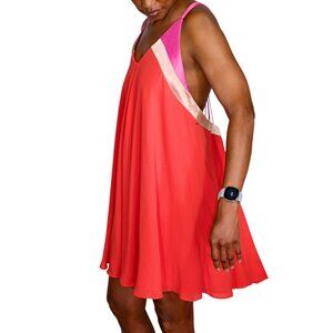 Lulu's Red and Pink Night Out Dress